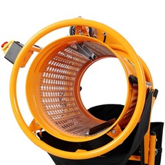 360W Foldable Electric Rotary Soil Sieve Machine Steel Screen Aperture 11MM