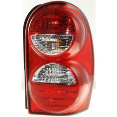 Right Tail Light w/o Guard for Jeep Liberty 05-07 Clear Red Lens 11069436