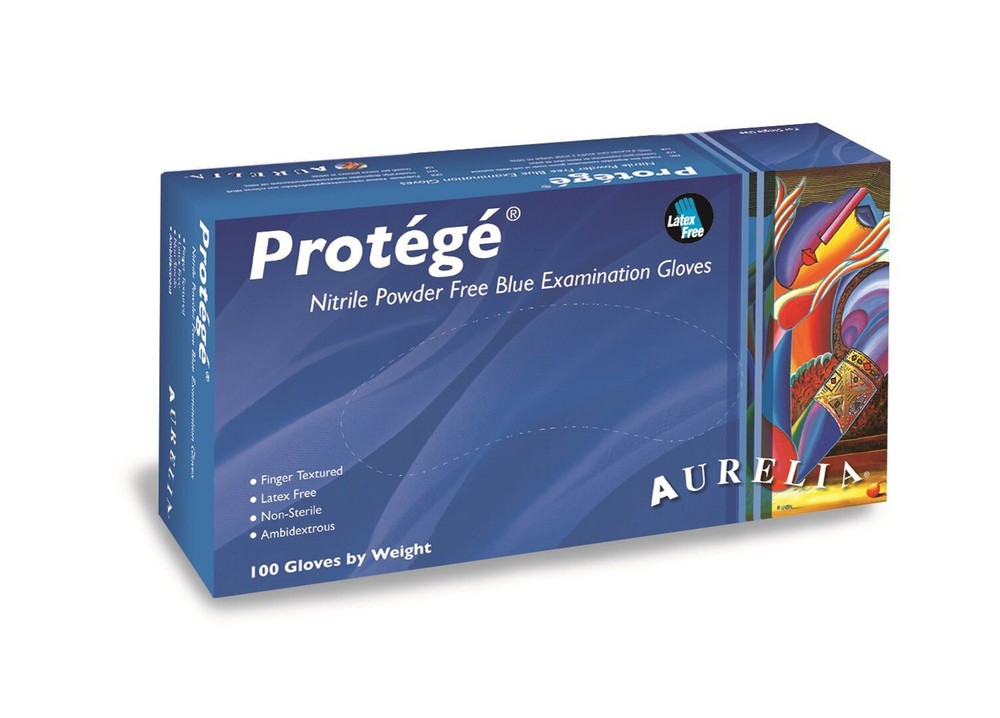 *1-Pack* Supermax Aurelia Protege Nitrile PF Examination Gloves X-Small 93995