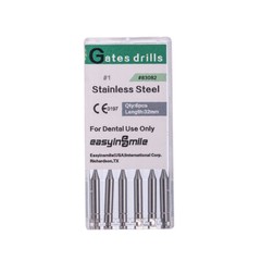 Dental Endo Pesso Reamers Gates Glidden Drills Spiral Burs Root Canal Drill #1-6