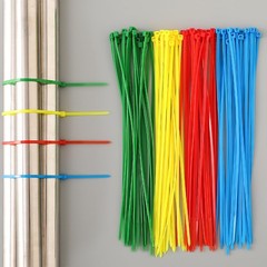 400 PCS Small Colored Zip Ties 4 Inch Multi-Color Nylon Self-Locking Zip Ties