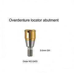 Hiossen ET Regular Compatible ZEST Locator Legacy Abutment Low Profile 40° Angle