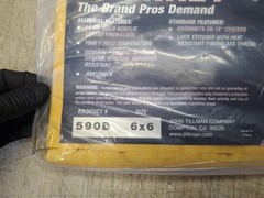 Tillman 590B66 Welding Blanket, Acrylic Coated Fiberglass, 24 Oz/Sq Yd., 6 Ft X