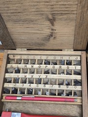 Ideal Numberall 1/16″ & 3/32″ Steel Capital Alphabet & Number Stamps 4 Sets