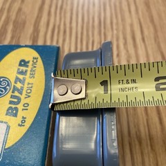 Vintage GE Buzzer 2226-0 10 Volt Service 115 Volt AC Plus A 2nd Unmarked #Q