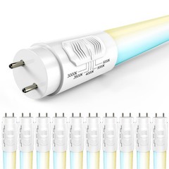 Sunco 10 Pack T8 10 Pack, ‎5 Cct in One (3000k, 3500k, 4000k, 5000k, 6000k)