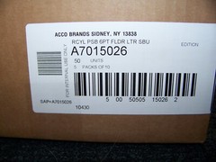 ACCO Brands Pressboard 6 Part Folder Light Blue Lot of 10 A7015026 New