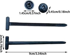Nylon Universal Cable Tie Buckle, Heavy Duty Self-Locking Nylon Zip Ties Holder