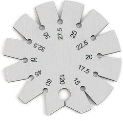 Stainless Steel Bevel Gauge – 15°-120° Knife & Axe Angle Finder | Precision Tool