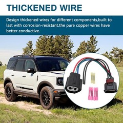 Cooling Fan Radiator Control Relay Module Connector Pigtail Wiring Harness Pl…