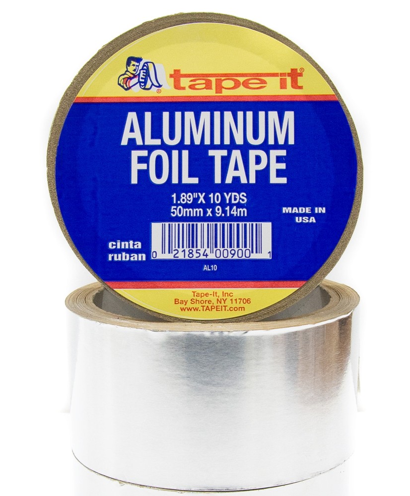 24 Rolls of Silver HVAC Aluminum Foil Tape – 1.89″ x 10 yds