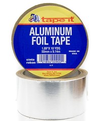 24 Rolls of Silver HVAC Aluminum Foil Tape – 1.89″ x 10 yds