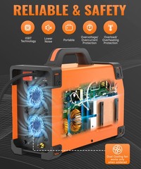 HF Aluminum Tig Welder AC/DC Pulse MMA Tig Welding Machine 200A 220V &Foot Pedal