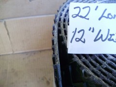 Conveyor Belt, Incline, Textured/ Cleated, Rubber, 12 to 24in widths