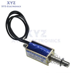 JF-0530B DC12V 300mA 5N/10mm Pull-Push-Type DC Solenoid Electromagnet