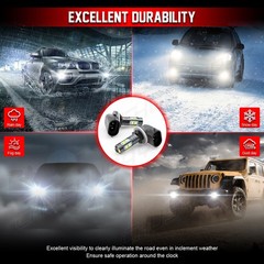 Ultra LED Headlight Bulbs (Pair) for Bobcat S130 S150 S160 S175 S185 6000K