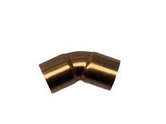 (8) NOS Unbranded 3/4” x 3/4” 45° Elbow Copper Pipe Solder Fittings