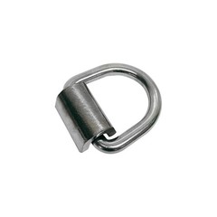 SS T316 D-Ring Lashing Ring Tie Down Anchor 1/2″ for Safe and Secure Hauling,4Pc