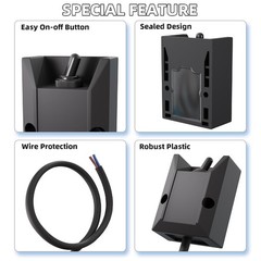 Latching 2-Pin Toggle Switch – 12V 30A for Reliable Outdoor Electrical Control
