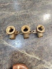 (LOT OF 149) 3/8″ Copper Sweat Fittings Solder Tees, Elbow, Coupler, Cap Nibco