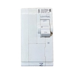 Leviton LB230 30A 2-Pole 201-250V AC Main Circuit Breaker Trip Indicator