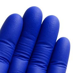 Bingold Disposable Gloves Nitrile 30PLUS, Cobalt Blue L Cardboard Cleaning Gloves