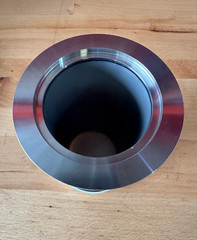 VACUUM – Full Nipple ISO 80 Length 7.00″ (178 mm) Brand New 304 SS JISO2N80