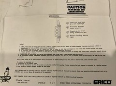 ERICO CADDY RLC FIXIT CLIP DEVICE LEVELER & WIRING DEVICE RETAINER (10 PACK)