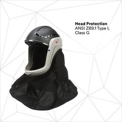 NEW 3M M-407 Versaflo Respirator Hard Hat Assembly W/Premium Visor & FR Shroud