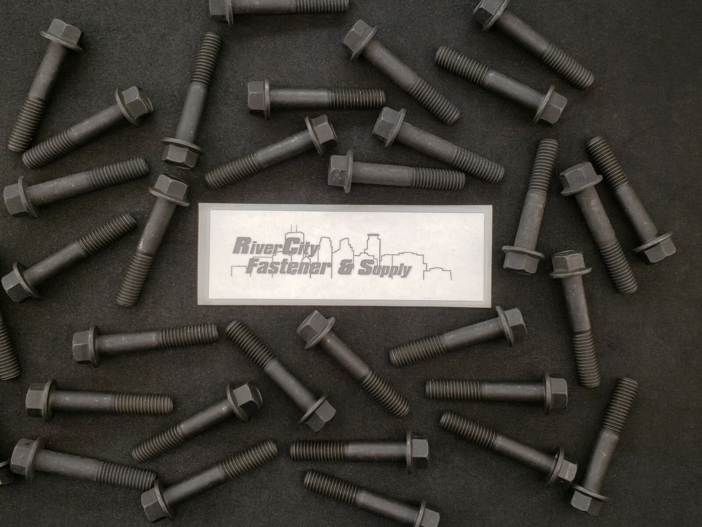 (25) 7/16-14×2-1/2 Grade 8 Hex Head Flange / Frame bolt / Cap Screws 7/16 x 2.5