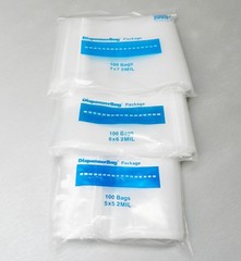 300 Assorted Zip Seal Lock Bags 5×5 6×6 7×7 Clear 2MIL Zippit Reloc 3 Sizes Bags