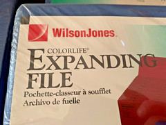 Wilson Jones Colorlife Expanding File Folder 10″ X 12″ Dark Blue Accordion
