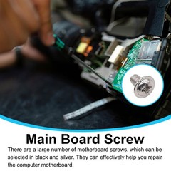 502PCS Computer Screws Assortment Kit, Motherboard Standoffs Screws PC Screws…