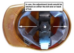 MSA Skullgard Cap Style with Swing Suspension – Custom Black