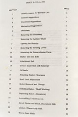 Hobart A120 A200 Mixer Shop Manual Technical Service Repair Book