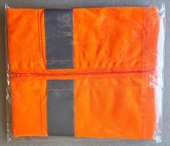 Condor High Visibility Class 2 Orange Vest Men’s 2XL Pockets & Zipper NEW