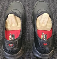 Skechers Flex Sole Wide Fit Memory Foam Slip Resistant Slip-On Shoes Size 8