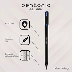 Pentonic 0.7mm Assorted 12 Colors Stick Gel Pens Free DDP shipping to USA