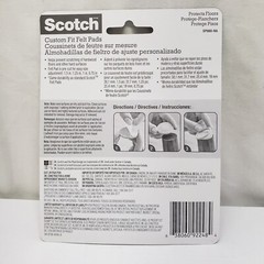 3M Scotch CUSTOM FIT Felt Self Adhesive Pad Beige 1 1/2″ Round SP880-NA 20 pcs.