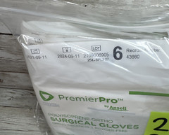 Premier Pro PI ORTHO Surgical Gloves Ansell *20 Pair* Size: 6 *See Date*
