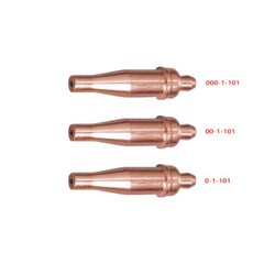 3pcs 000-1-101, 00-1-101 & 0-1-101 Acetylene Oxygen Cutting Tip for Victor Torch