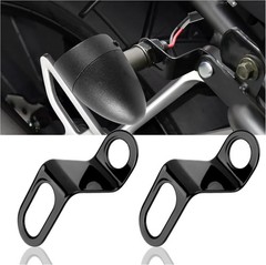 L-Shape Black Metal Rear Turn Signal Bracket, Universal Mounting Bracket for Sco