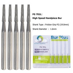 Wave Dental Carbide Bur Friction Grip FG 557 557L 169L 701 702L High Speed PRIMA