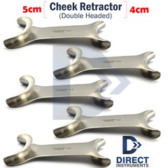 5 Pieces Intraoral Dental Mouth Opener Lip Tongue Cheek Retractors Double Ended