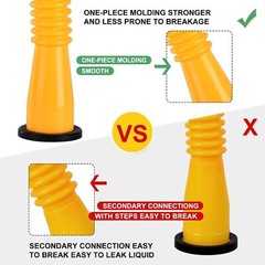 Replacement Gas Can Spout Nozzle Vent Kit for Plastic Gas Cans Old Style Cap