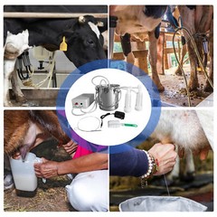 Goat Milking Machine Goat Milker 3 L 304 Stainless Steel Bucket for Cows