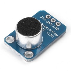 Electret Microphone Amplifier Component MAX4466 Adjustable Gain Fit