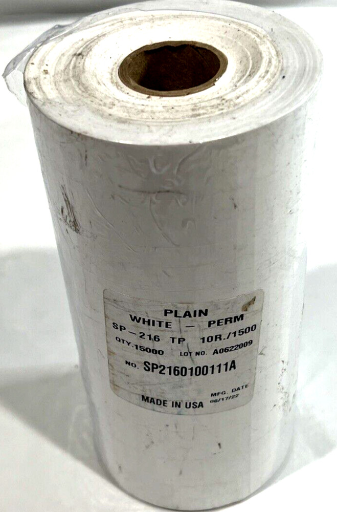 Plain White Perm SP-216 TP 10R./1500 SP2160100111A 15,000