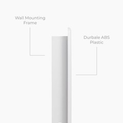 White Access Panel For Drywall ABS Plastic Square Wall Ceiling 4×6 Inch HVAC