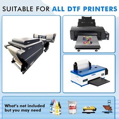A-SUB A3+ DTF Transfer Roll Film 13in x 328ft DTF Film Premium Hot Cold Peel